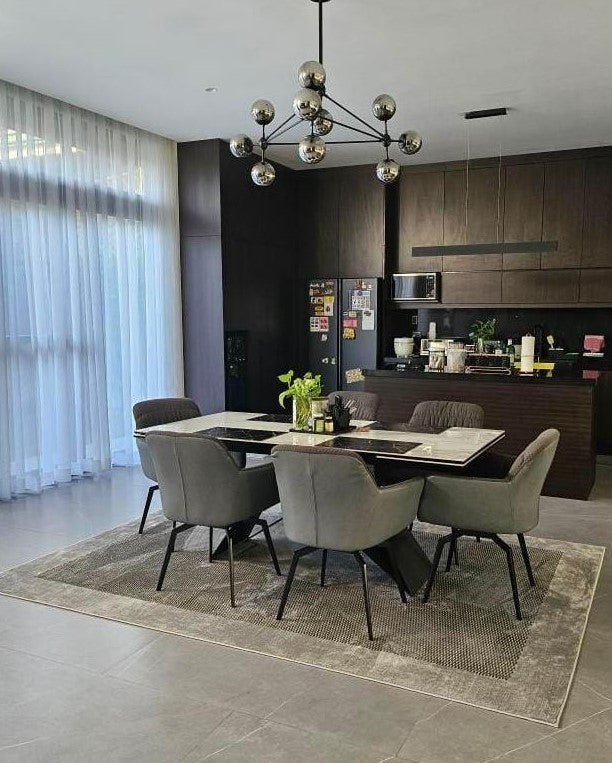Pyre Gris Rectangular Area Rug