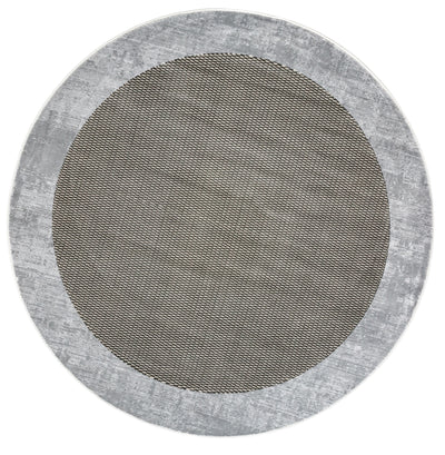 Pyre Gris Round Rug